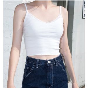 Brandy Melville Nicolette Lace Trim Tank NWOT | OS